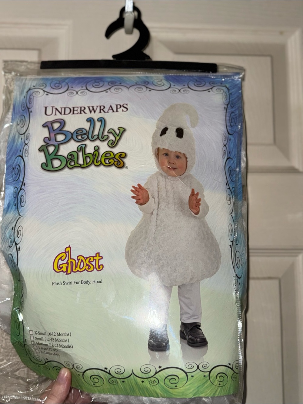 Under wraps Belly Babies Ghost Costume - size medium (18-24 months) - NEW i